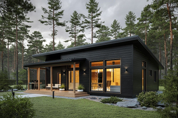 Дом из газобетона Кескозеро-2, 126 кв.м