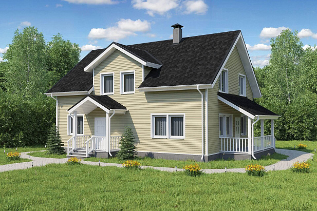 Дом из газобетона Нурмиярви, 200 кв.м