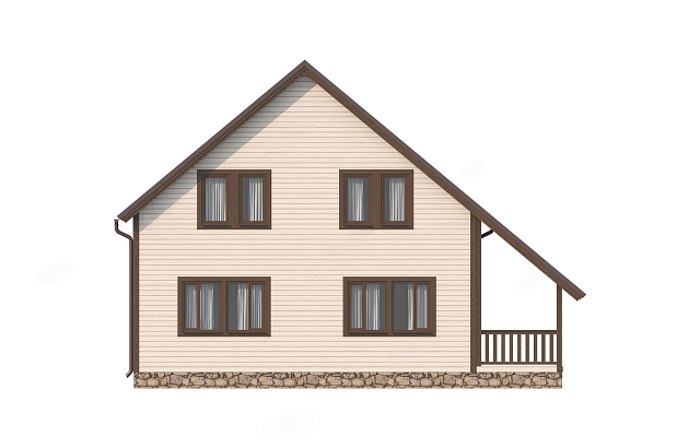 Дом из газобетона Палалахта, 130 кв.м