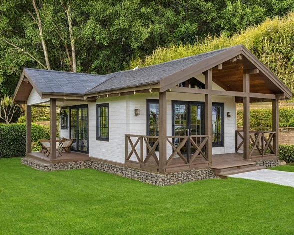 Дом из газобетона Власипоя, 41 кв.м