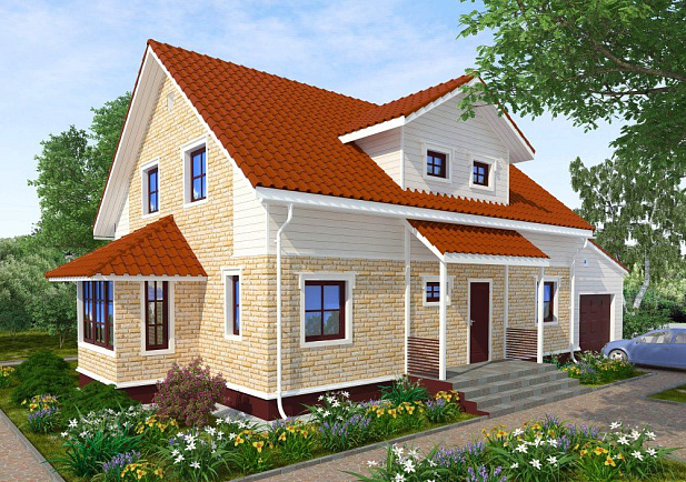 Дом из газобетона Войница, 210 кв.м