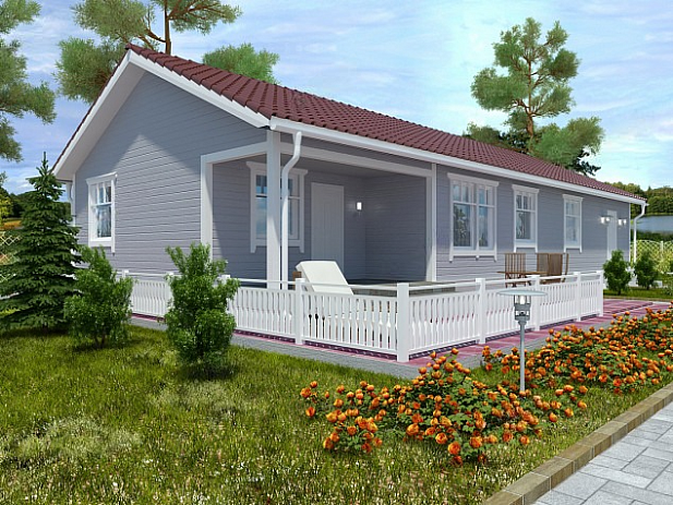 Дом из газобетона Онда, 139 кв.м