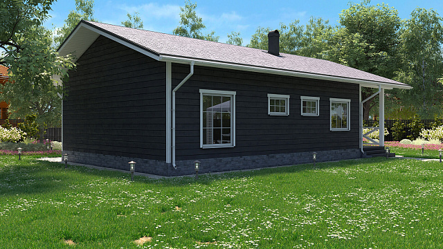 Дом из газобетона Эльмус, 116 кв.м