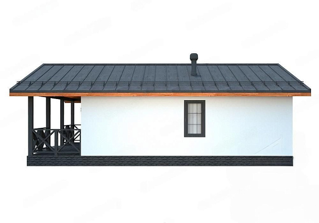 Дом из газобетона Власипоя, 41 кв.м