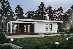 Дом из газобетона Тукса, 140 кв.м