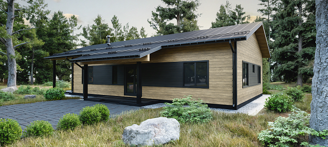 Дом из газобетона Олекка, 116 кв.м