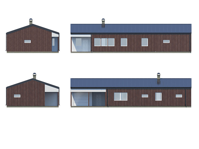 Дом из газобетона Ихала, 150 кв.м