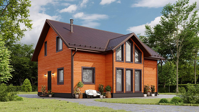 Дом из газобетона Мийнола, 150 кв.м