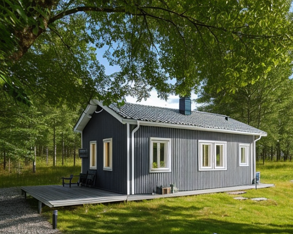 Дом из газобетона Кайгозеро, 65 кв.м