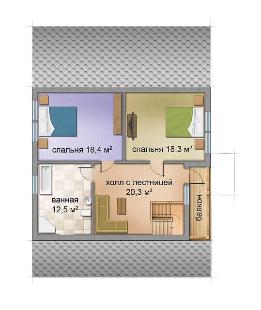 Дом из газобетона Видлица, 200 кв.м