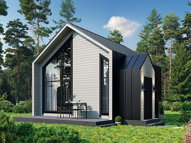 Дом из газобетона Тулокса, 56 кв.м