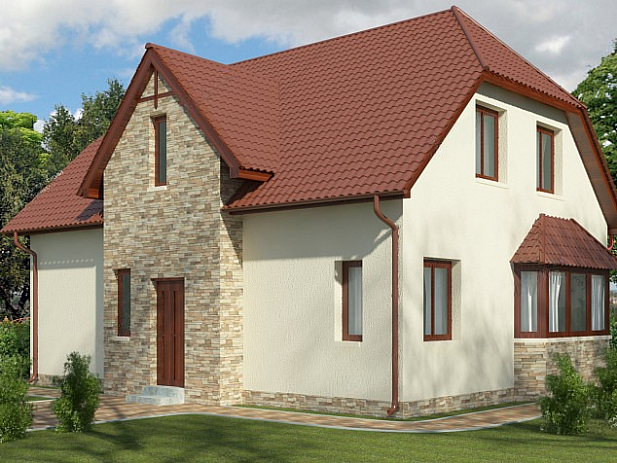 Дом из газобетона Линдолампи, 140 кв.м