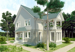 Дом из газобетона Олова, 181 кв.м