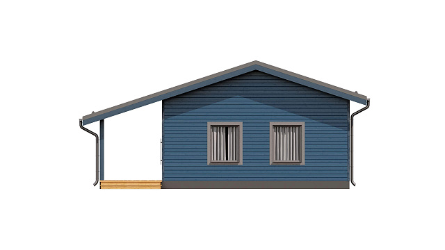 Дом из газобетона Реболы, 89 кв.м