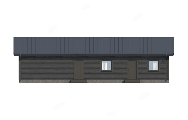 Дом из газобетона Мустова,118 кв.м