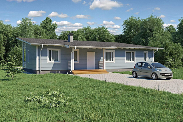 Дом из газобетона Кайтаярви, 159 кв.м