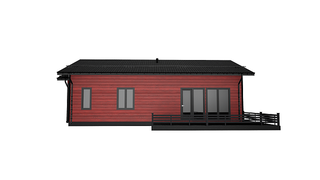 Дом из газобетона Джилии, 94 кв.м