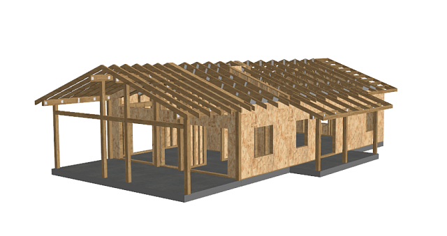 Дом из газобетона Олекка, 116 кв.м