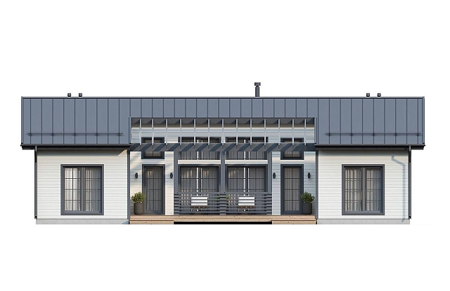 Дом из газобетона Мукава, 110 кв.м