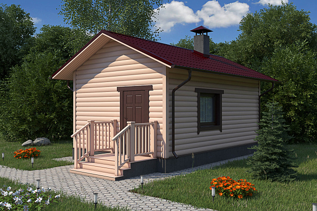 Баня 4,6 м * 7 м