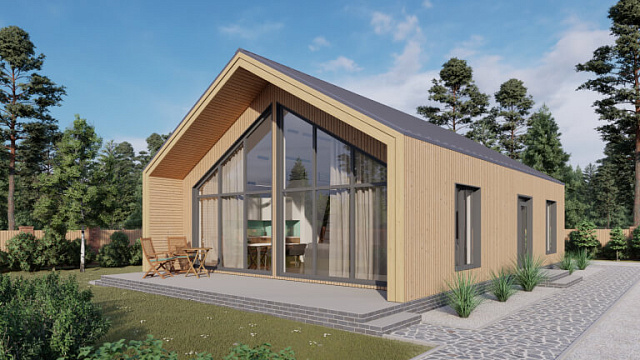 Дом из газобетона Тунгозеро, 137 кв.м