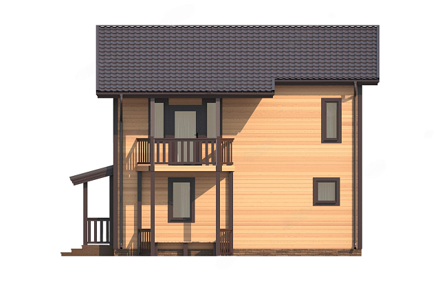 Дом из газобетона Латво, 131 кв.м