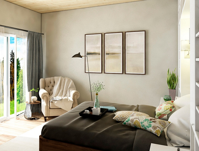 Дом из газобетона Сойва, 117,5 кв.м