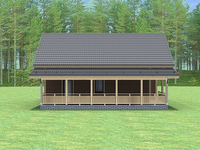 Дом из газобетона Видлица, 200 кв.м