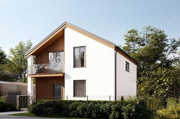 Дом из газобетона Раздолье, 98 кв.м