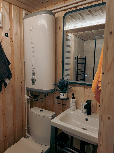 Дом из газобетона Эко-Домик Глэмп, 12,2 кв.м