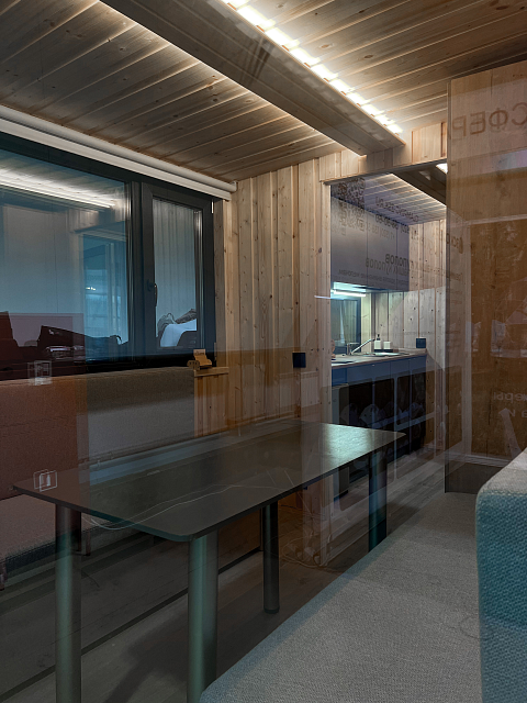 Дом из газобетона Эко-Домик Глэмп, 12,2 кв.м