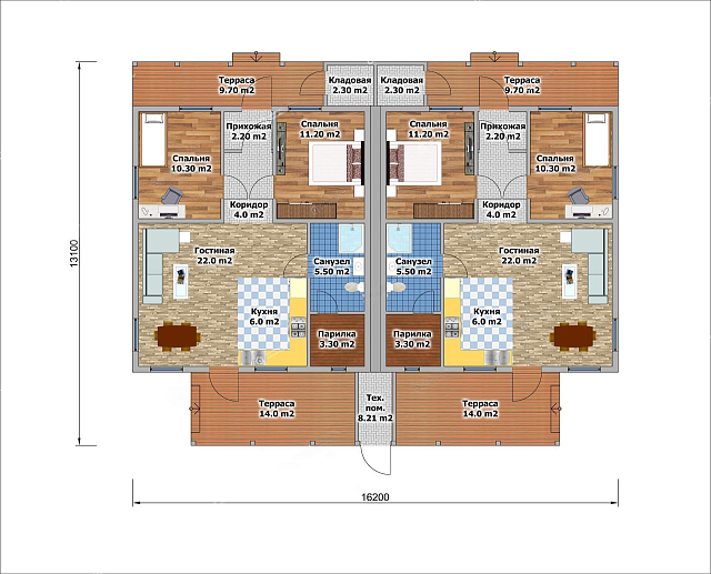 Дом из газобетона Энгозеро 2, 187 кв.м