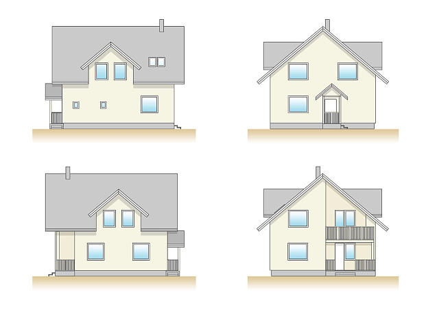 Дом из газобетона Лахта, 145 кв.м