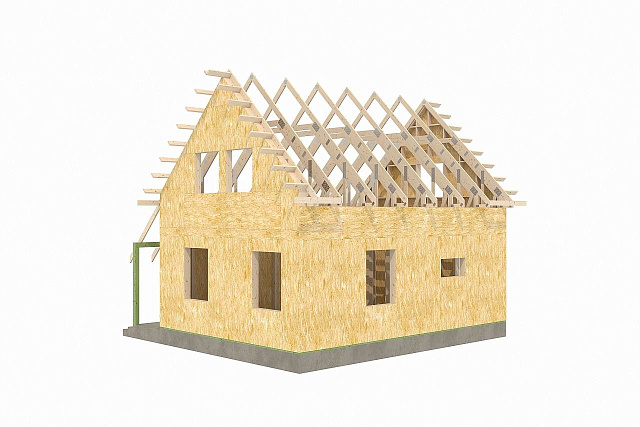 Дом из газобетона Лехта, 89 кв.м