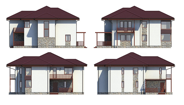 Дом из газобетона Вяртсиля, 267 кв.м
