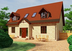 Дом из газобетона Ведлозеро, 145 кв.м