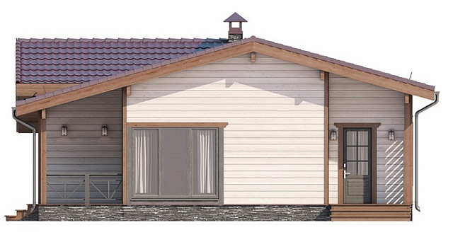 Дом из газобетона Сойва, 117,5 кв.м