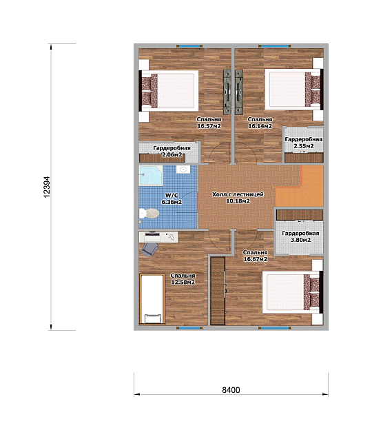 Дом из газобетона Реускула, 211 кв.м