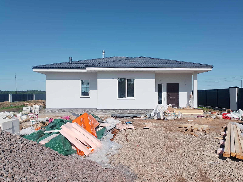 Строительство дома из газобетона в селе Пестрецово 