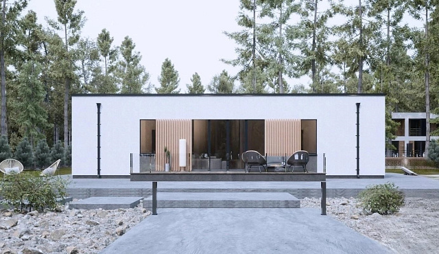 Дом из газобетона Липке, 119 кв.м