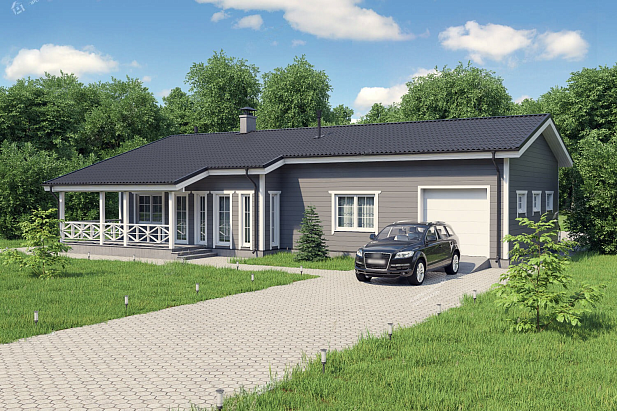 Дом из газобетона Шелтозеро, 175 кв.м