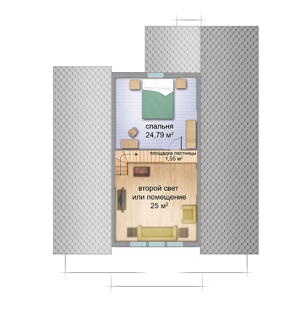 Дом из газобетона Шалговаара, 156 кв.м