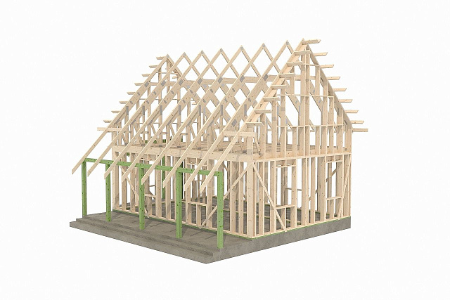 Дом из газобетона Спрингфилд, 123 кв.м