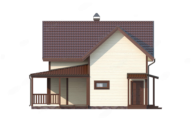 Дом из газобетона Киндасово, 137 кв.м