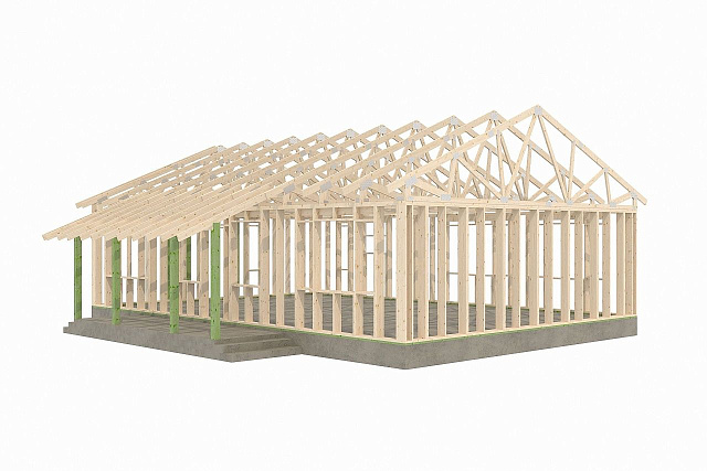 Дом из газобетона Тоунан, 200 кв.м