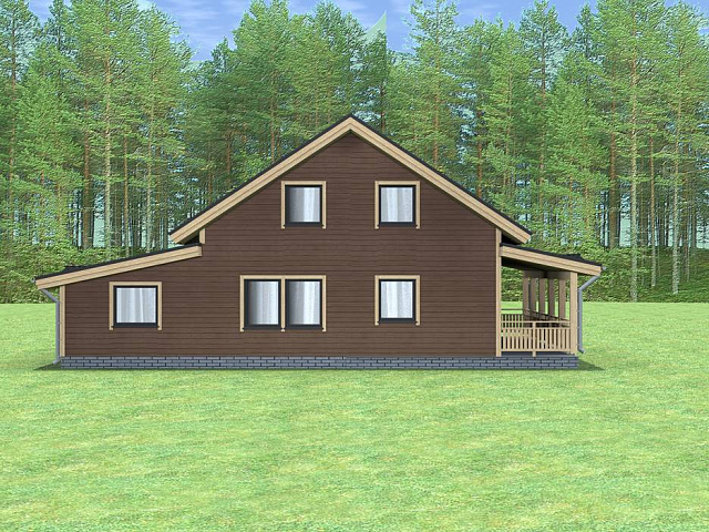 Дом из газобетона Видлица, 200 кв.м