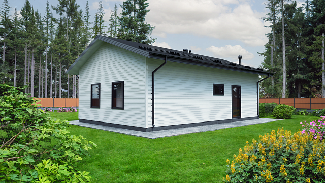 Дом из газобетона Йонка S, 65 кв.м