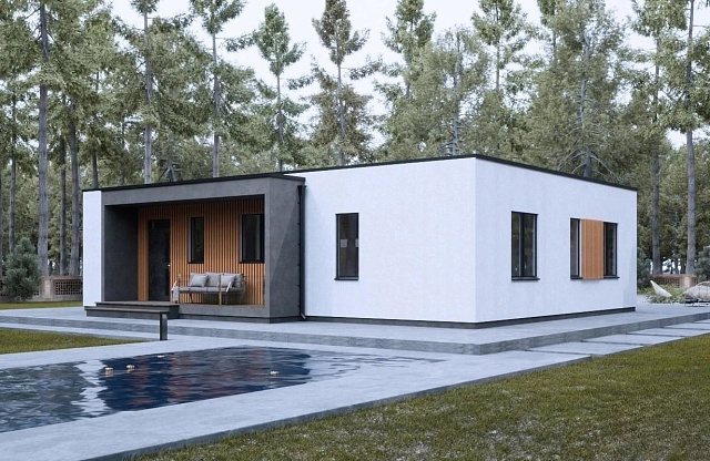 Дом из газобетона Липке, 119 кв.м