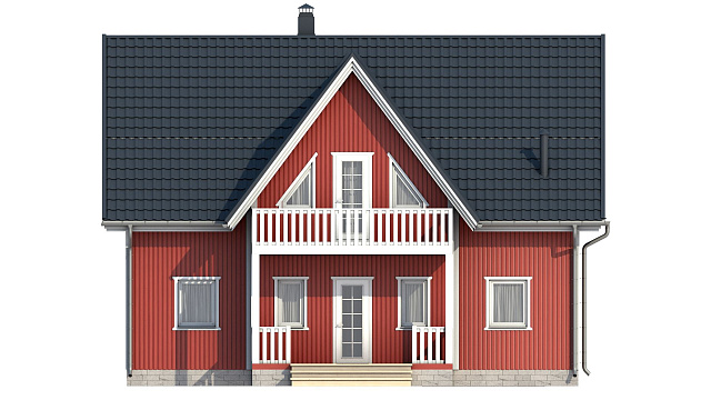 Дом из газобетона Тэдино, 191 кв.м