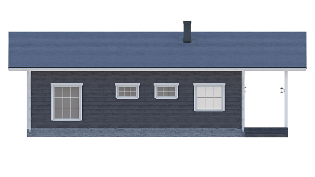 Дом из газобетона Эльмус, 116 кв.м